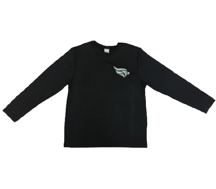 Thumbnail: #6-7 Driftwood Middle Long Sleeve T-shirt With Logo