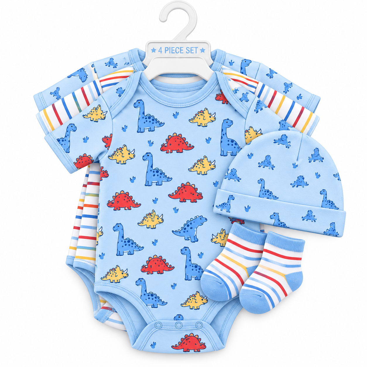 D03722LA Boys 0-9M 5PC Gift Set