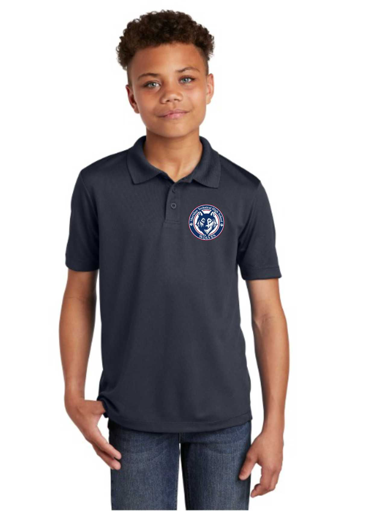 #1 Sheridan Tech 5 Pack Unisex Youth S-XL Dri Fit Polo