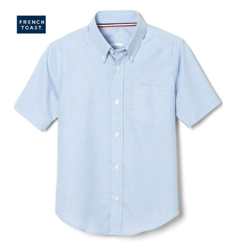 SE9003 Boys 2-20H Short Sleeve Oxford Shirt | SK Wholesale