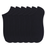 Thumbnail: 70033-BLK Mamia 3 Pack No Show Sock