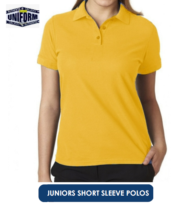 Thumbnail: AU511 Junior Girls S-XL Short Sleeve Polo