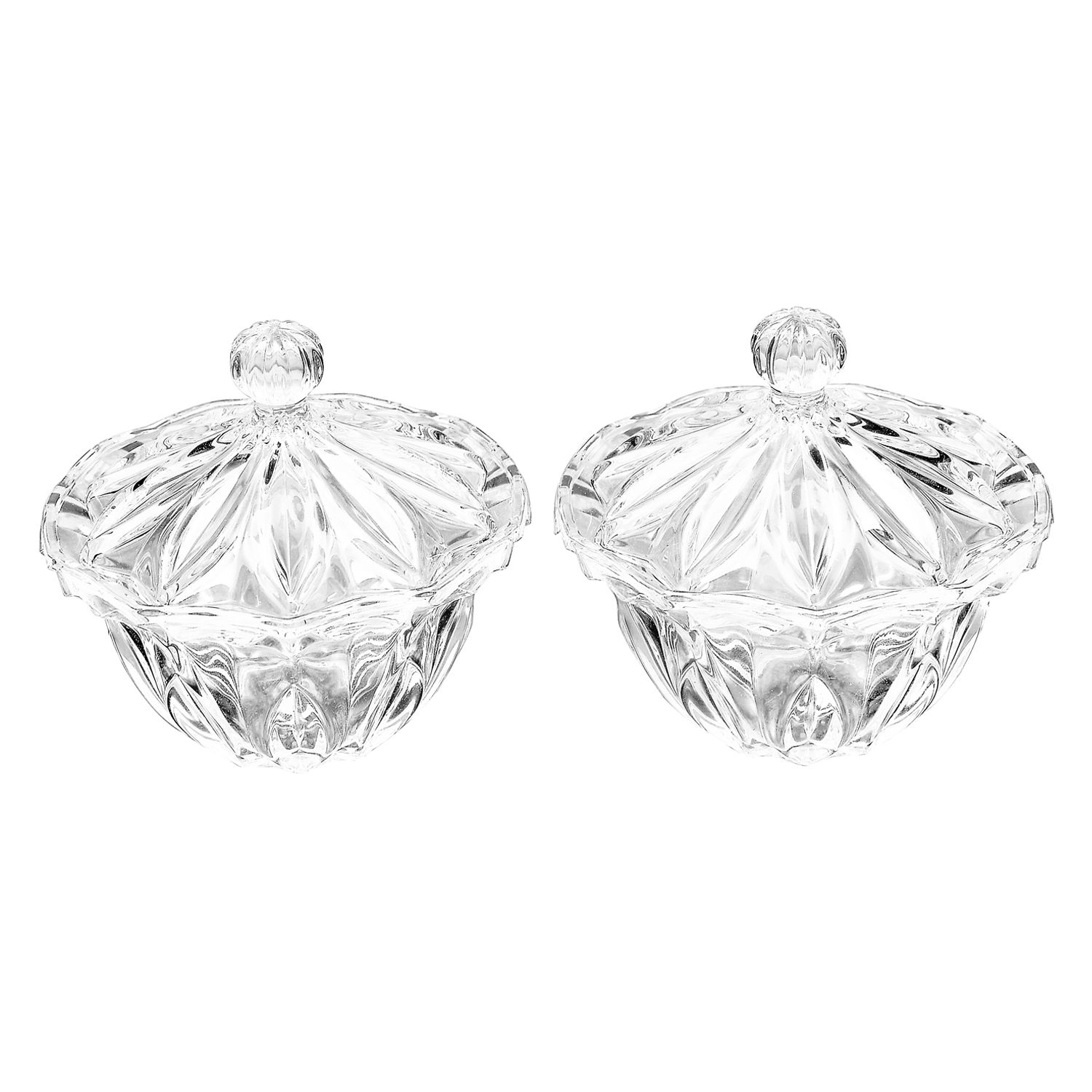 Glass Candy Bowl With Lid