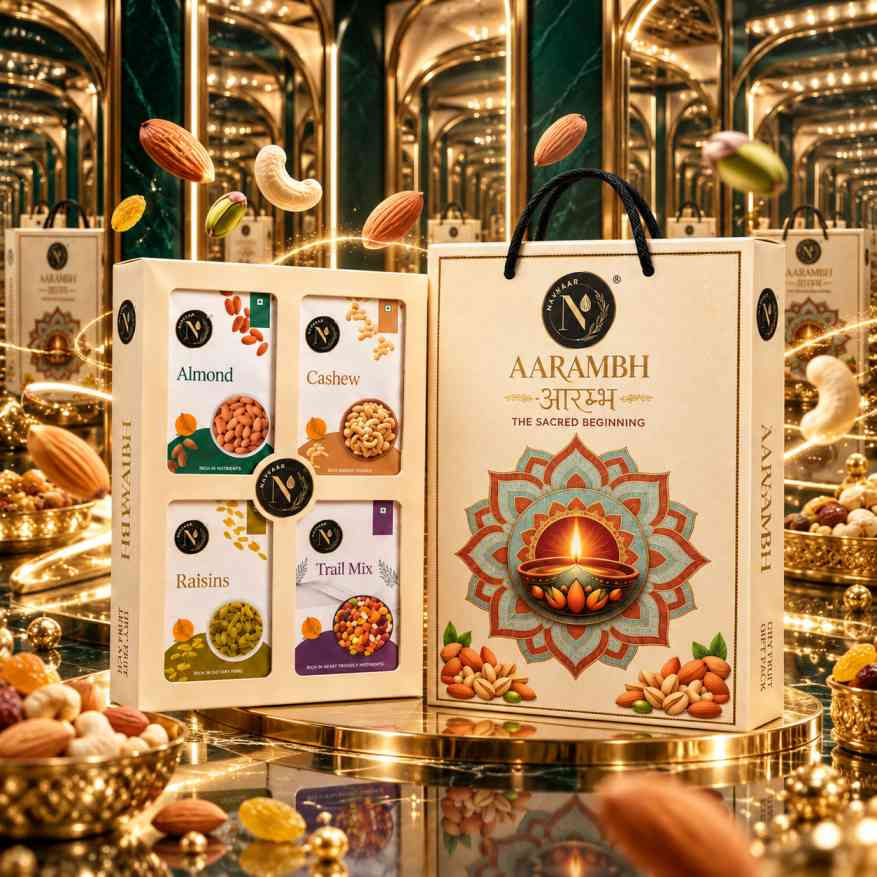 Navkaar Aarambh Gift Pack 300g (4 Nuts)
