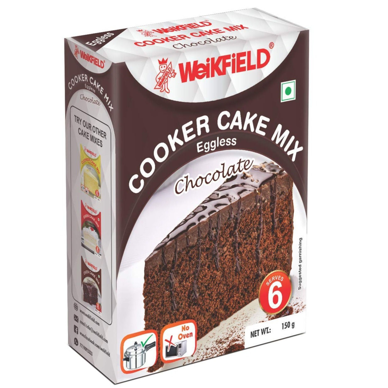Weikfield Cooker Choco Cake Mix Box