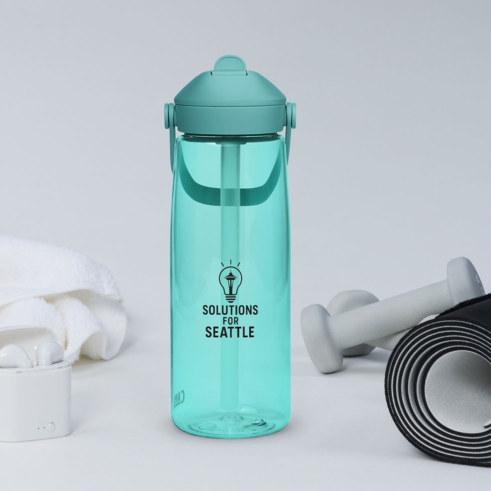 Thumbnail: Solutions For Seattle Flip straw water bottle