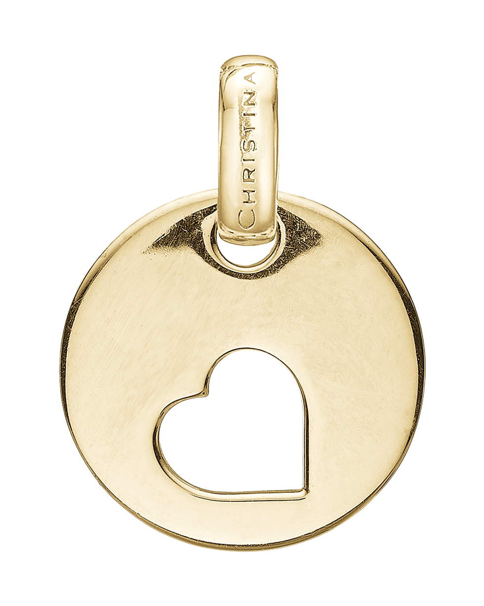 Thumbnail: Big Hearted Pendant & Necklace - Silver