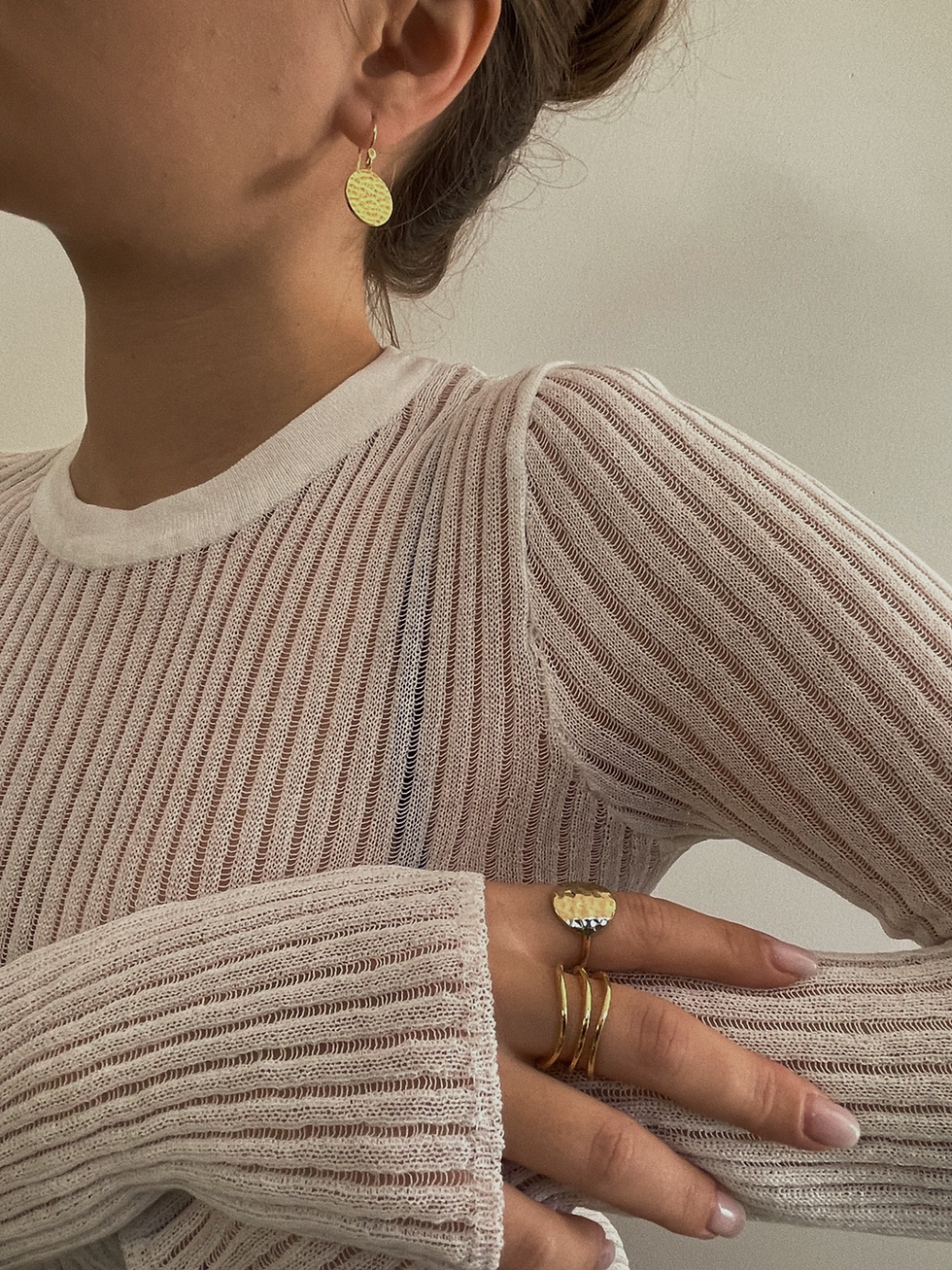 Thumbnail: Moonscape Ring - 18K Gold Plated