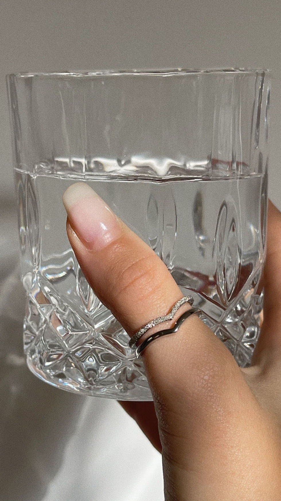 Thumbnail: Double Mountains Ring - Silver