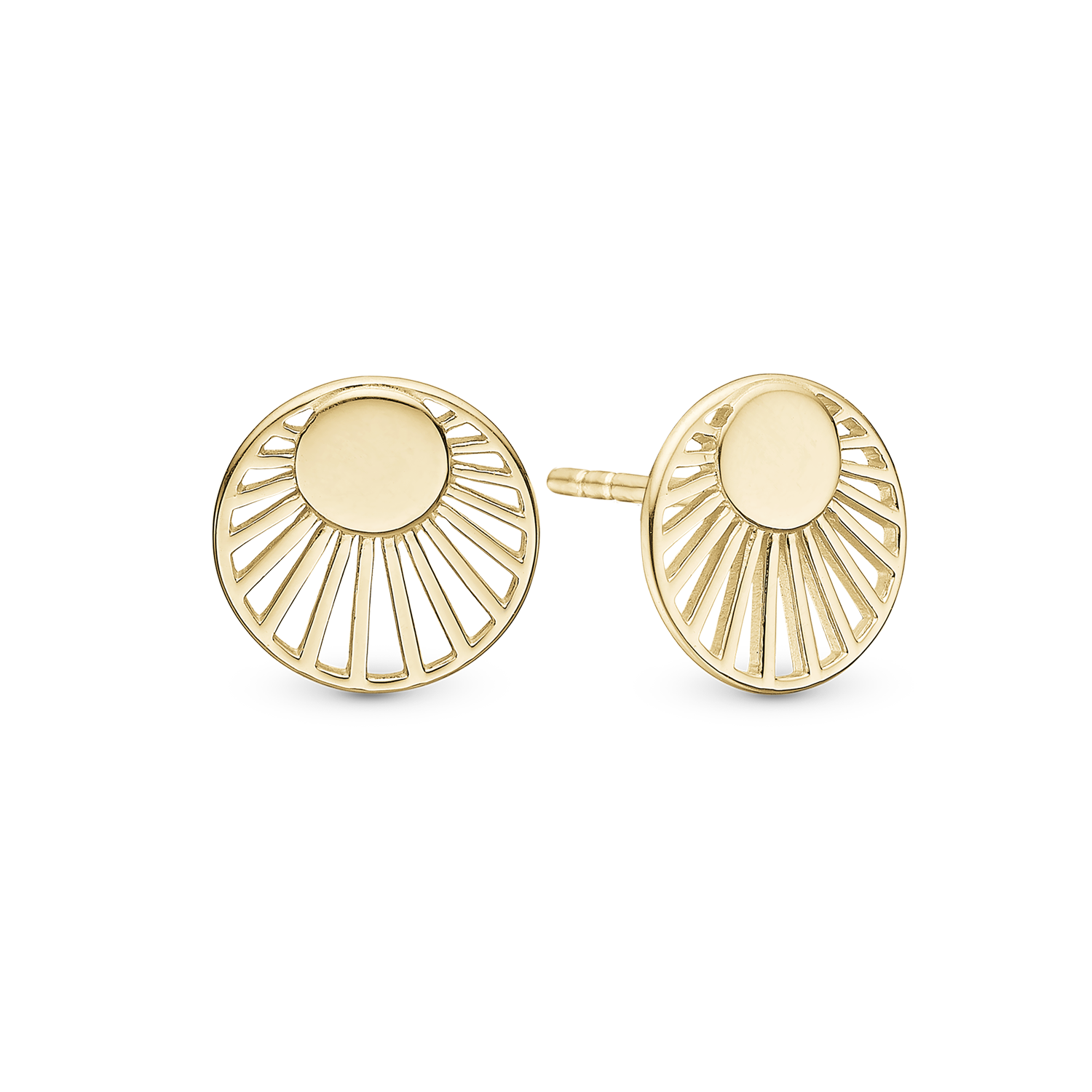 Sunset Stud Earrings - 18K Gold Plated