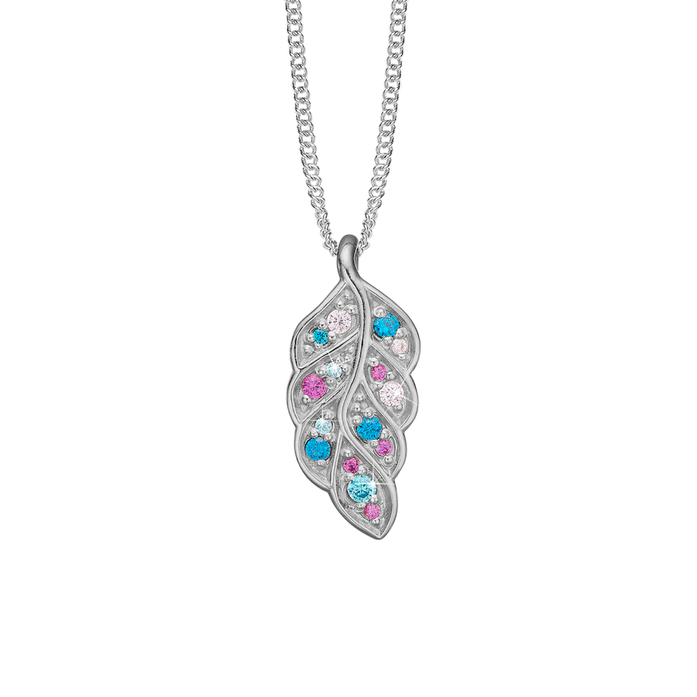 Peacock Pendant - Silver