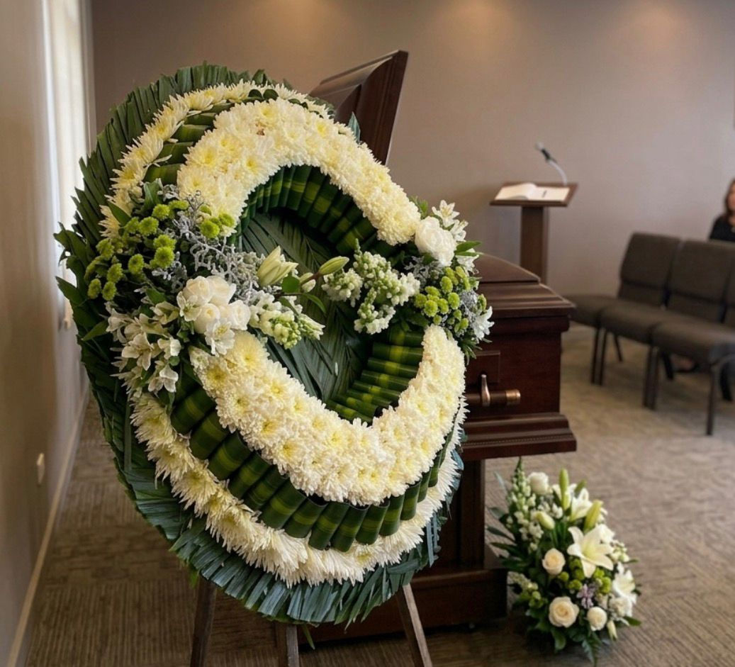 Corona fúnebre especial 