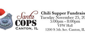 Canton Police Employees Hosting Santa Cops Fundraiser Tonight