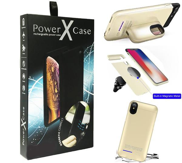Thumbnail: iPhone X/XS POWER X Battery Case 4200mAh With Magnetic Kickstand