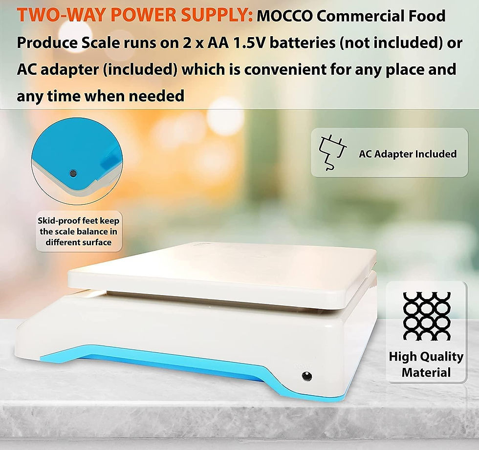 Thumbnail: Electronic Computing Scale LCD Digital Commercial Food Produce Scales 30kg x 1g