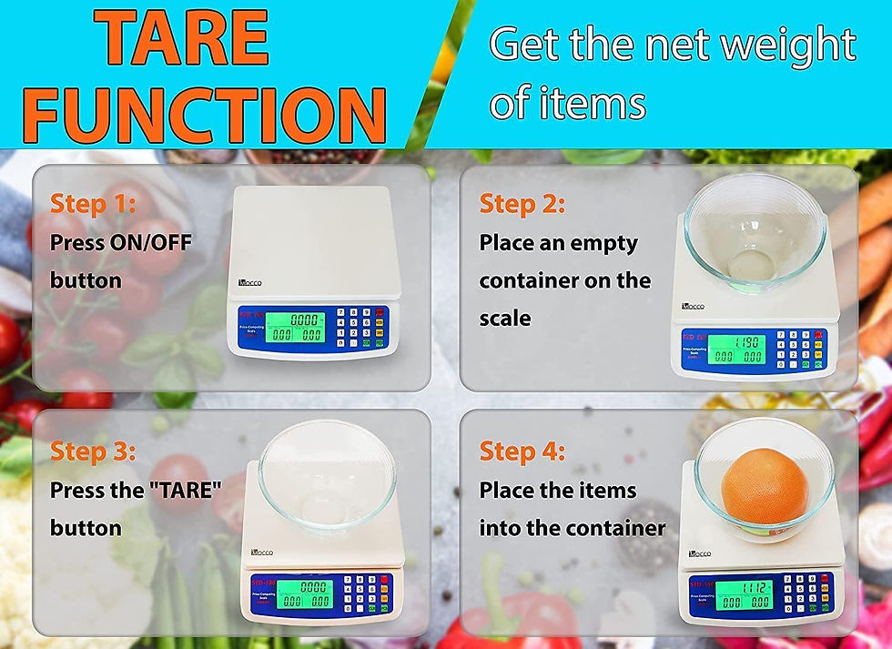 Thumbnail: Electronic Computing Scale LCD Digital Commercial Food Produce Scales 30kg x 1g