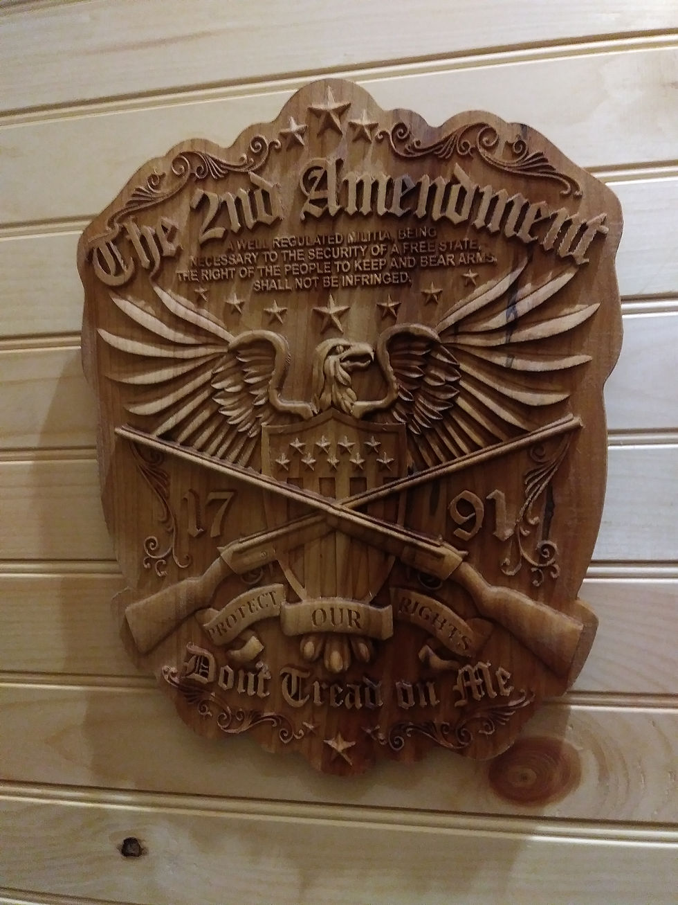 Thumbnail: 2nd Amendment Plaque - Shield