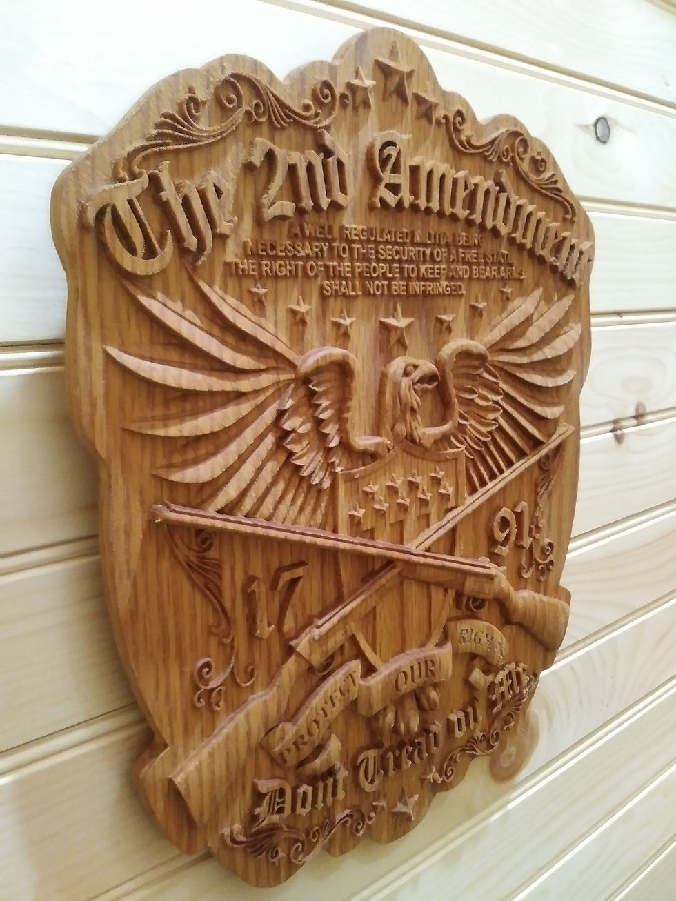 Thumbnail: 2nd Amendment Plaque - Shield