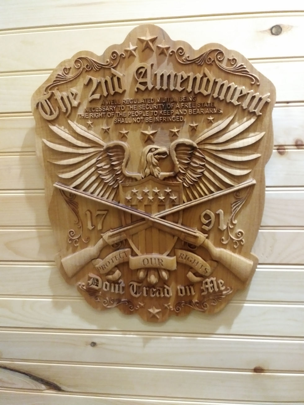 Thumbnail: 2nd Amendment Plaque - Shield