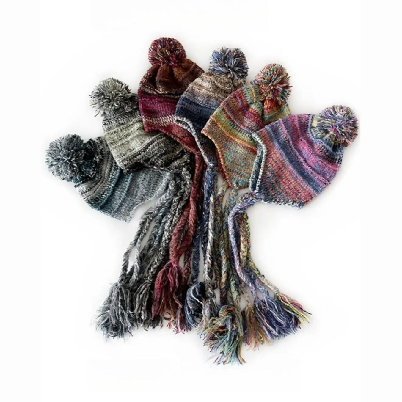 Haila - Women’S Colorblock Knit Earflap Beanie