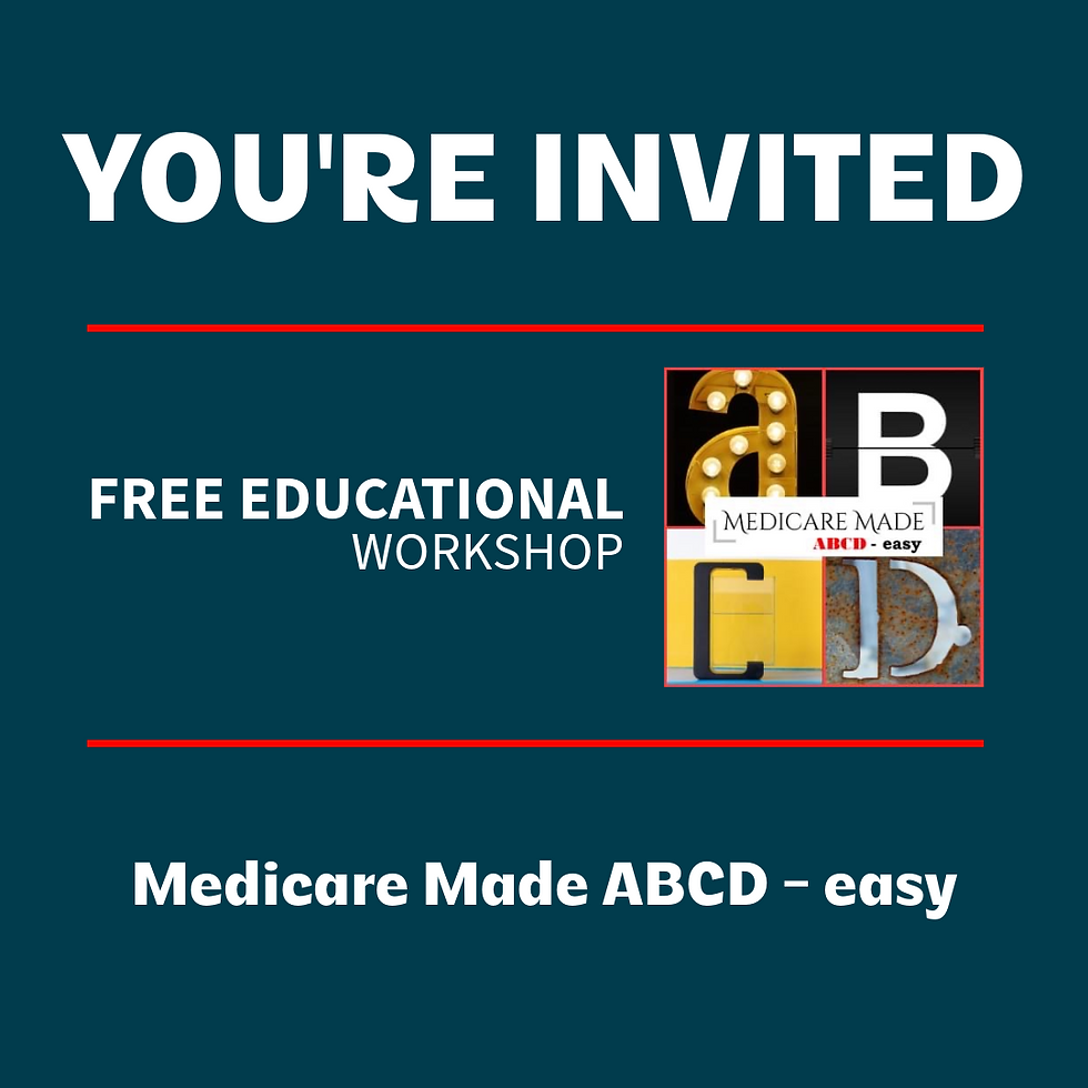 Medicare Made ABCD-easy - Elgin, The Centre