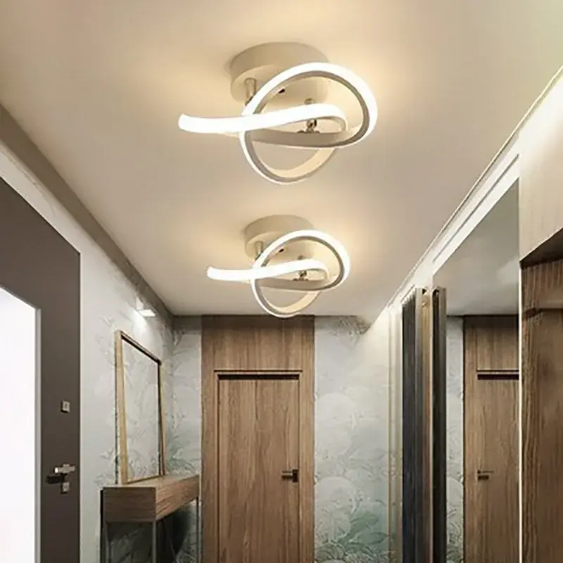 Thumbnail: LED Strip Aisle Ceiling Lights Modern Minimalist Living Room Lamps for Balcony