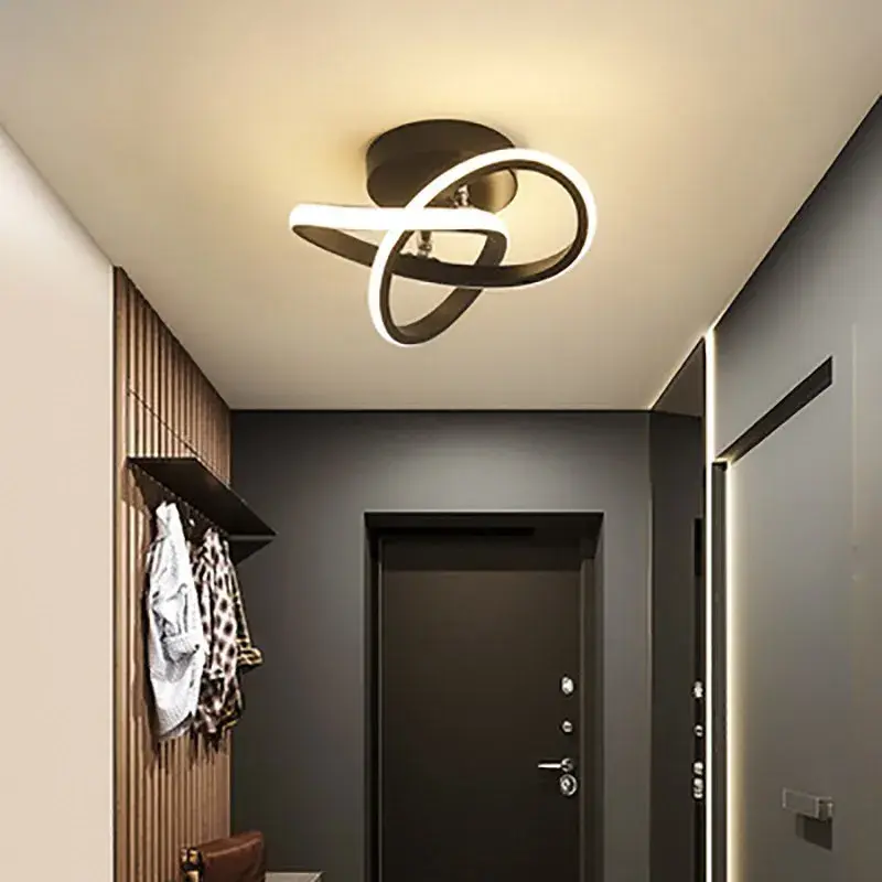 Thumbnail: LED Strip Aisle Ceiling Lights Modern Minimalist Living Room Lamps for Balcony
