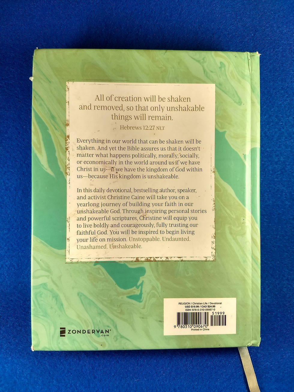Thumbnail: Unshakeable - Christine Caine