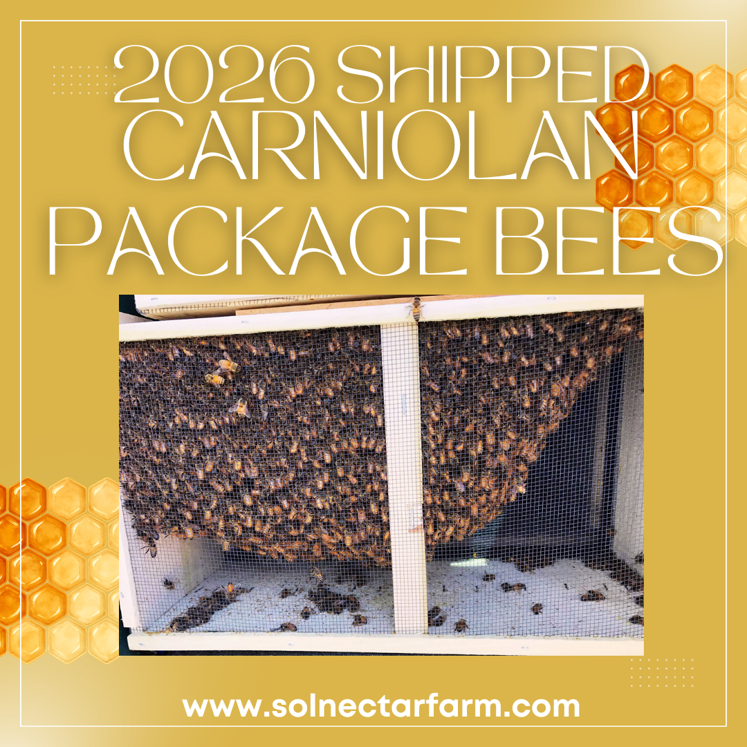 2026 Carniolan Package Bees 3lb Shipping Late April/Early May