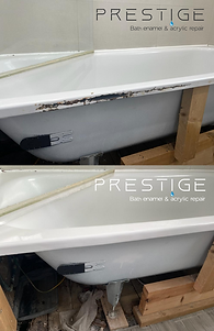 Bath Rust Repair Before and After