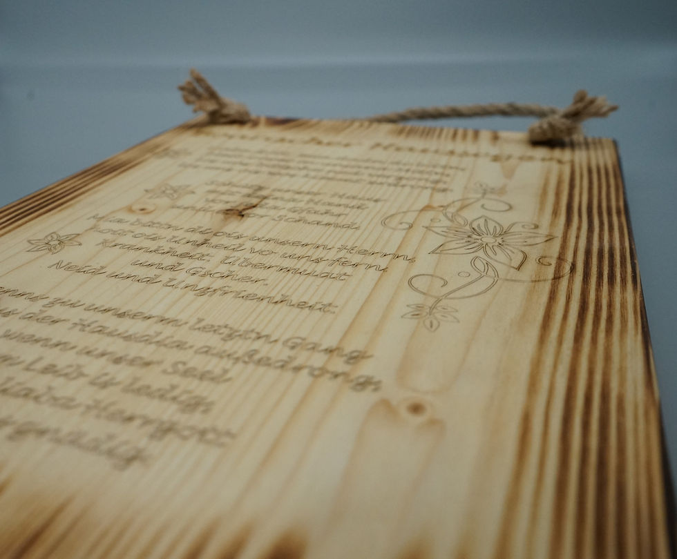 Miniaturbild: Boarischer Haussegen mit Juteseil