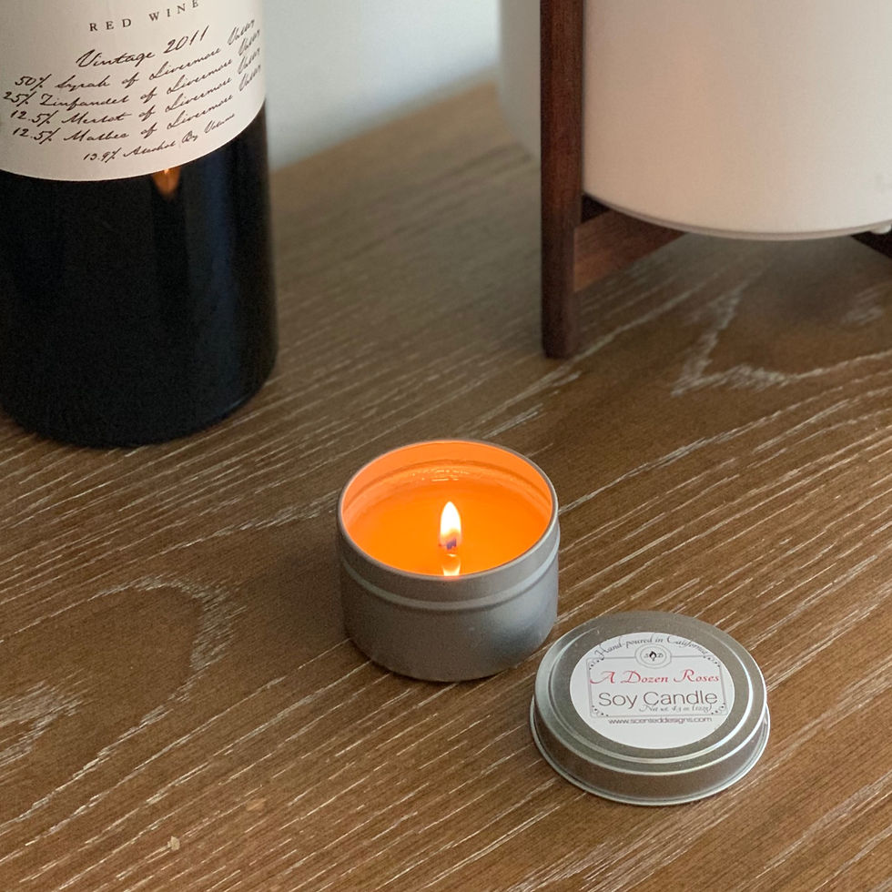 Thumbnail: A Dozen Roses Soy Candle | Travel Tin