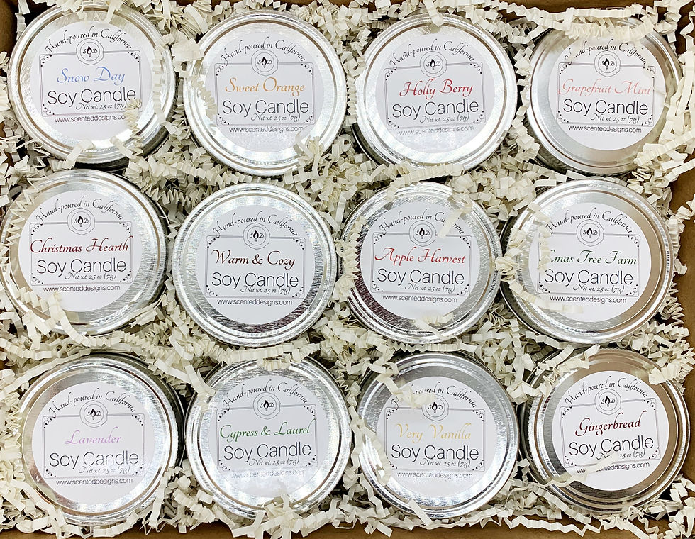 Thumbnail: 12 Days of Christmas Candle Set