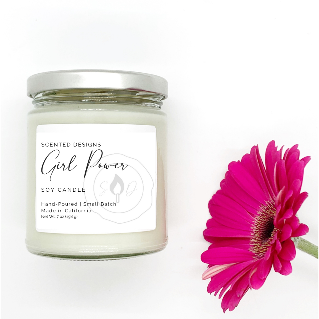 Girl Power Soy Candle - Choose Scent
