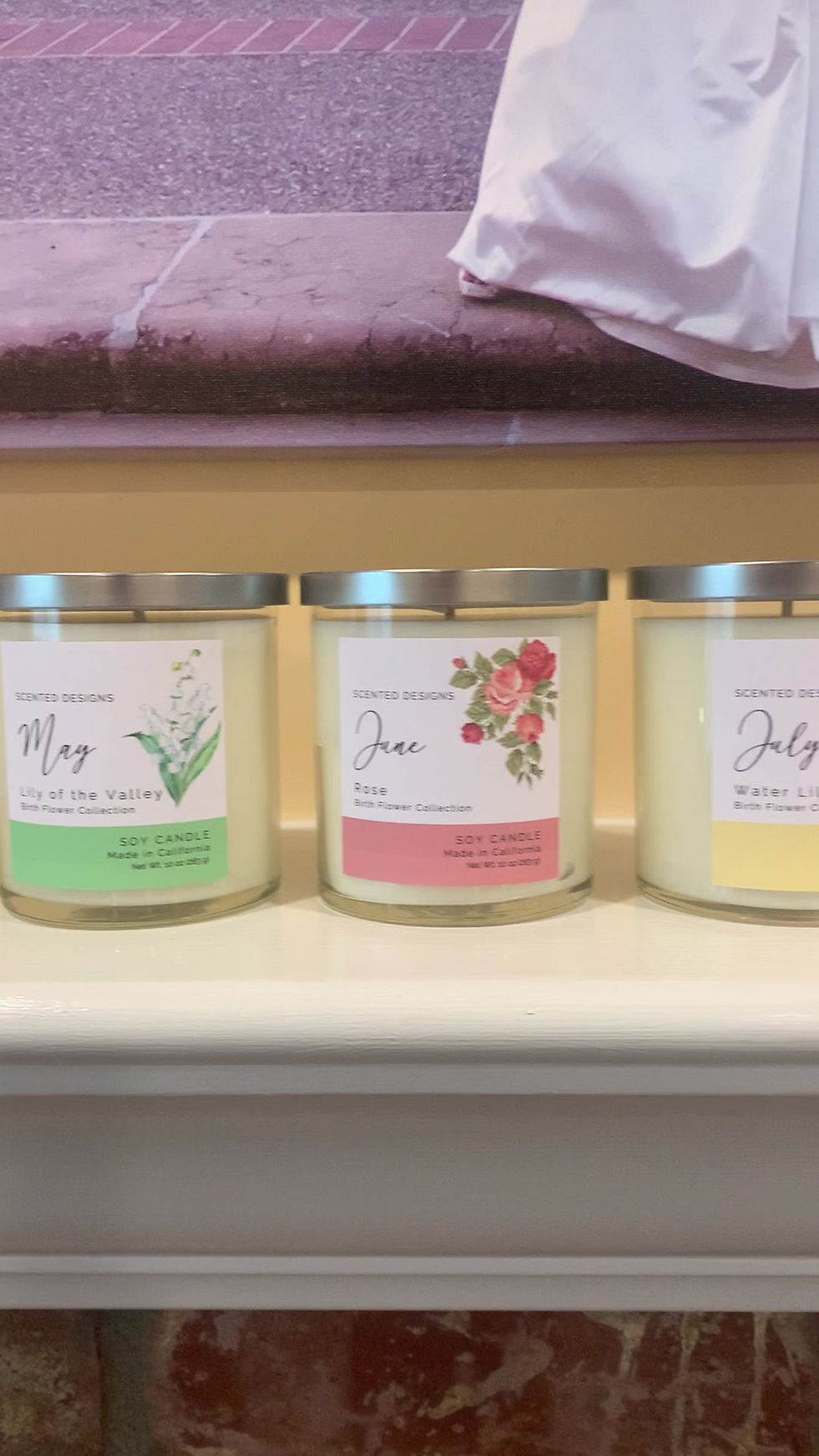 Thumbnail: Birth Flower Candles Collection - Unique Mothers Day Gift