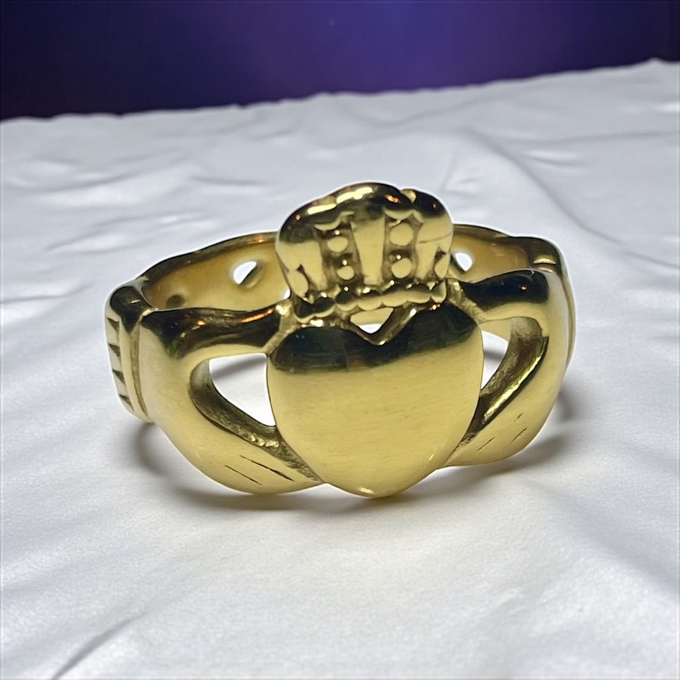 Thumbnail: Wide/Medium Gold Claddagh