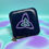Thumbnail: Teal Violet & Black Triquetra Zipping Travel Jewelry Box