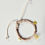 Thumbnail: Adjustable Brown Leather Shamrock, Knot & 4-Leaf Clover Bracelet