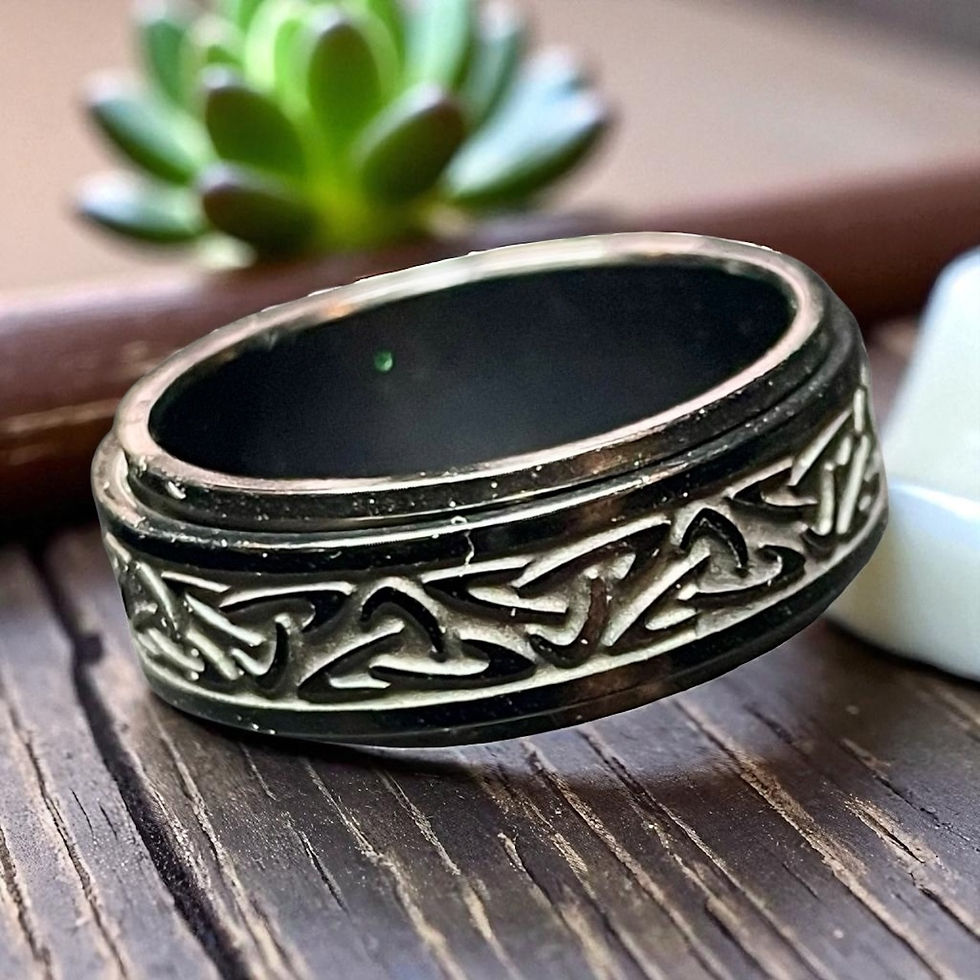 Thumbnail: Fidget Spin Rotating Celtic Knot Pattern Bands