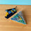 Thumbnail: 3D Puzzle-Real 4-Leaf Clovers & 1968 Irish Penny - Purple/Teal/Blue/Gold