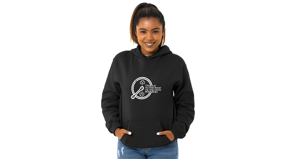 Thumbnail: Adult Hoodie - I dance to the beat of my own bodhran