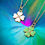 Thumbnail: Petite Four Leaf Clover & Rhinestone Necklace