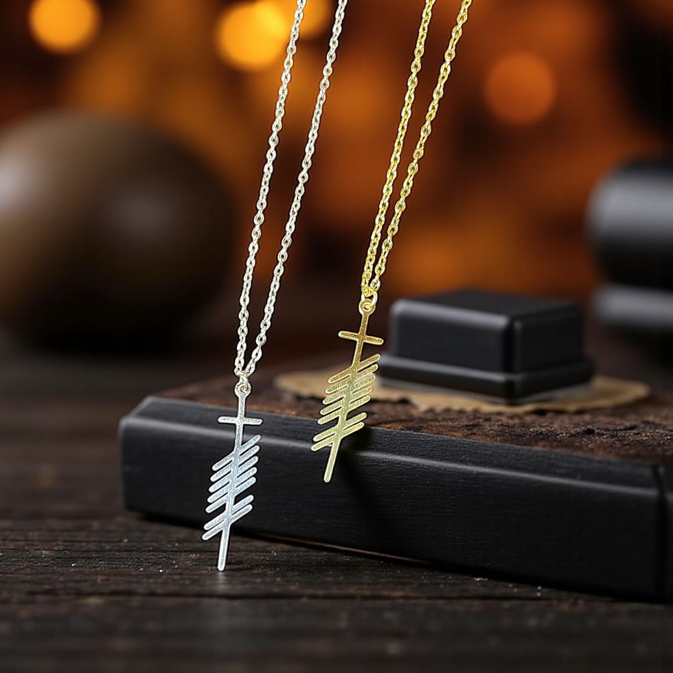 Thumbnail: Minimalist Elegant Grá Pendant (Gra translation: Irish for Love)