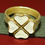 Thumbnail: Golden/White Four Leaf Clover Ring