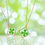 Thumbnail: Real 4-Leaf Clover Necklaces-Etched Diamond