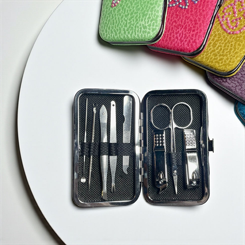 Thumbnail: 9-Piece Travel Grooming Kit-Blue Infinity