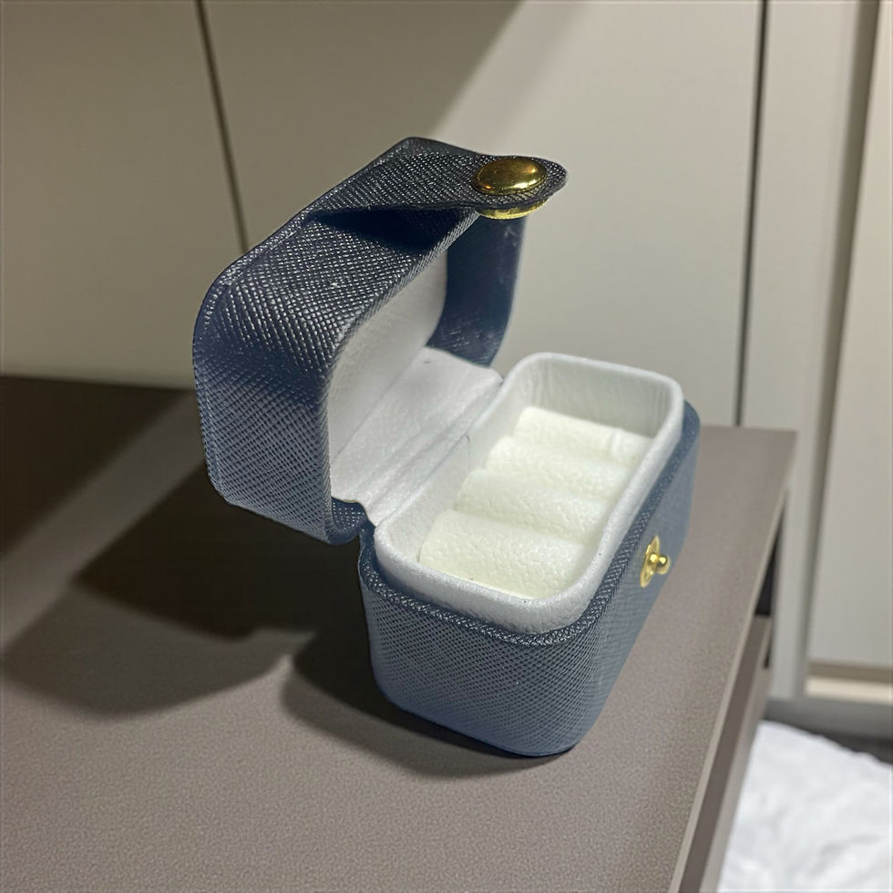 Thumbnail: Travel Bling Ring Box-Triquetra