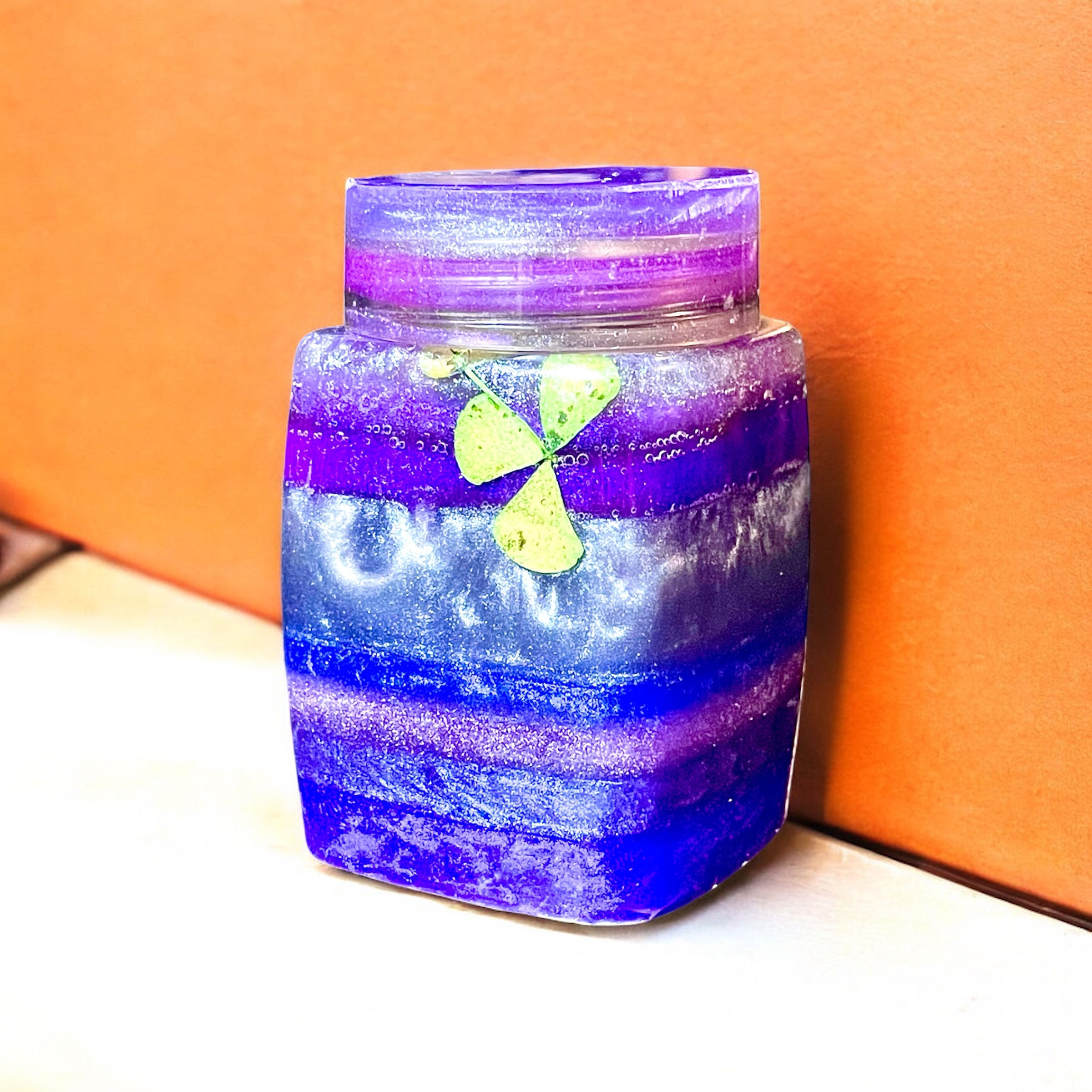 Layered Purples Jar - Sm