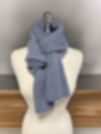 Thumbnail: Ultra Soft Heather Scarf with elegant minimalist 4-leaf clover accent