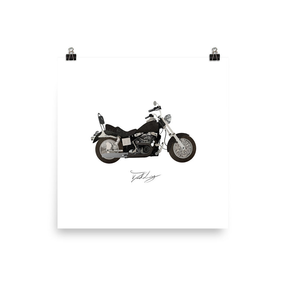 Thumbnail: Motorcycle Collage Poster